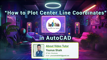 How to Plot Center Line Coordinates, Points & Chainages in AutoCAD #tutorial #tips #autocad #excel