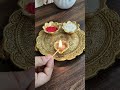 ganpati bappa morya |  pooja thali | #shorts #firstvideo #viral