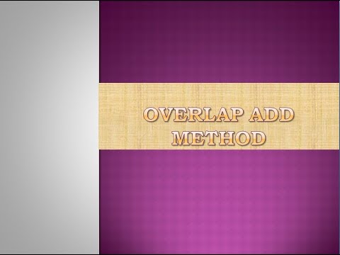 OVERLAP ADD METHOD - YouTube