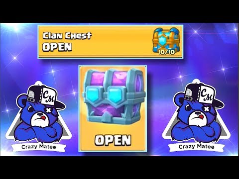 CLASH ROYALE  სეზონის და კლანის ჩესთების გახსნა (^_^)