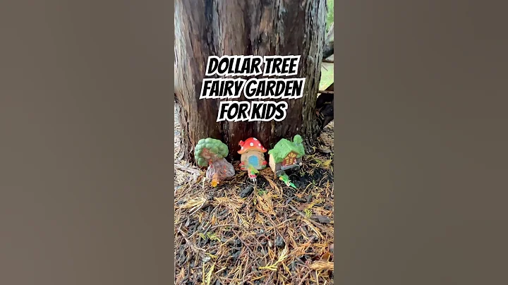 DOLLAR TREE FAIRY GARDEN FOR KIDS 🧚🏼#dollartree #dollartreefinds #kidsactivities #summeractivities thumbnail