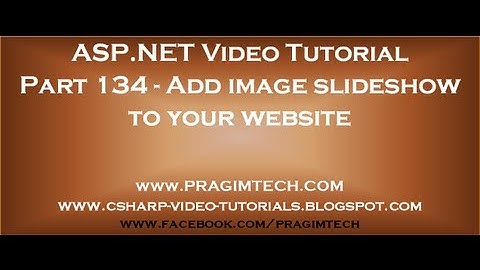 Add image slideshow to your website using asp net ajax and c#   Part 134