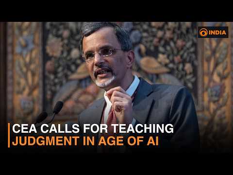 CEA V Anantha Nageswaran Stresses Judgment in AI Era