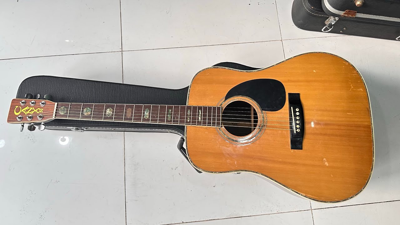 Đàn guitar acoustic Canyon W-40. Giá 1tr800k ( test guitar Canyon
