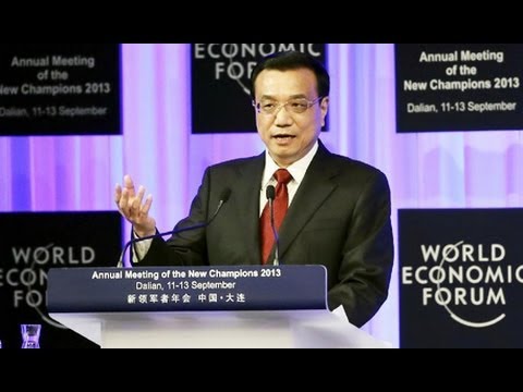 Full Video Chinese Premier Li Keqiang S Speech At 2013 Summer Davos