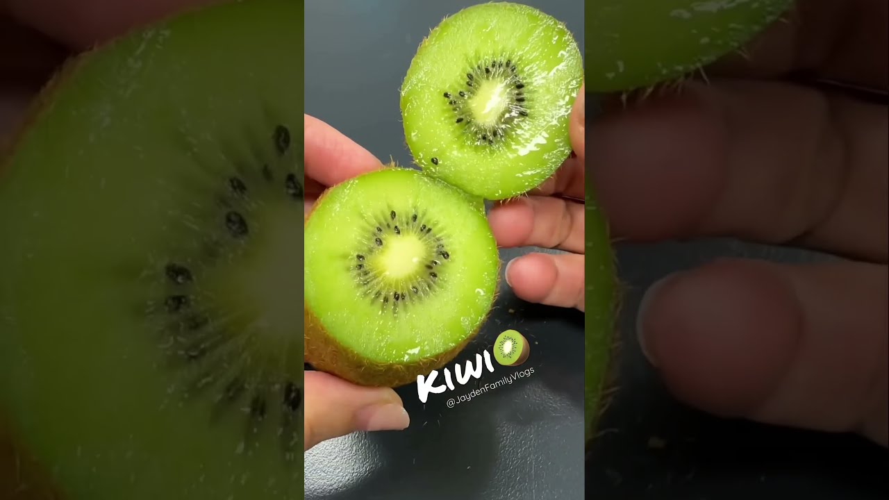 KiWi Fruit How To Eat Shorts Satisfying Fruitcutting Kiwi
