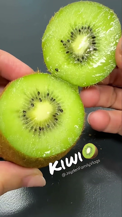 KiWi Fruit : How to eat 🥝🥝 #shorts #satisfying #fruitcutting #fruit #kiwi