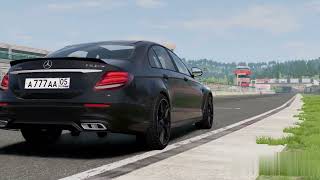 (Пародия на гонку Асхаба Тамаева и Wengallbi) Гонка E63 AMG vs CLS-63 AMG