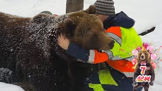 Папка с ДР поздравляет, я смотрел и ждал тебя. Медведь Мансур 🐻💕