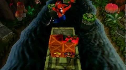 Crash Bandicoot 2: Cortex Strikes Back - Stage 7: Air Crash (Crystal/Challenge Gem Get)