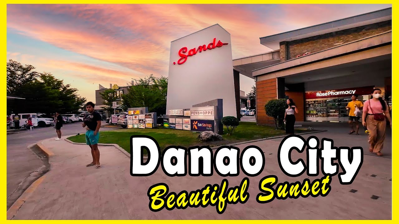 Beautiful Sunset in Danao City - Walking Tour along the Sands Gateway 