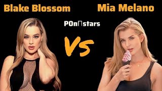 Mia Melano vs Blake Blossom | Blake Blossom & Mia Melano comparison| Blake blossom Mia Melano video