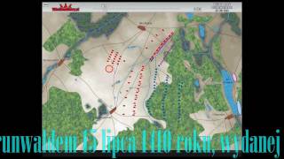 Animacja przebiegu Bitwy pod Grunwaldem (The Battle of Tannenberg) 15 VII 1410