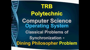 9. TRB Polytechnic Computer Science Operating System Dining Philosopher Problem in Tamil|CS OS Tamil