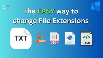 How to show/change file extensions on Windows 10