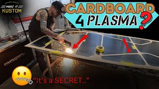 The EASY TRICK to use CARDBOARD for PLASMA Cutting! Simple HOW-TO