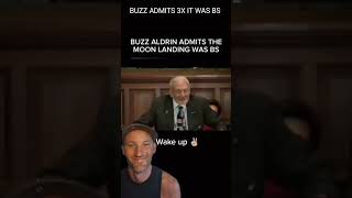 Buzz Aldrin admits moon landing fake