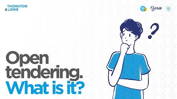 What is Open Tendering? Bid Writing Explained by Thornton & Lowe