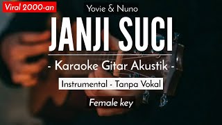 Janji Suci (Karaoke Akustik) - Yovie & Nuno (HQ Audio)