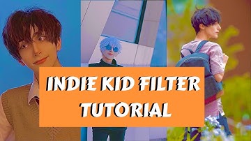 INDIE KID FILTER | USING ONE APP ONLY | iOS