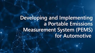 Developing and implementing a portable emissions measurement system (PEMS) system for Automotive screenshot 1