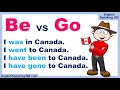 BE Vs GO WAS Vs WENT HAVE BEEN Vs HAVE GONE Compare VERB TENSES Easy English Grammar BE Vs GO WAS Vs WENT HAVE BEEN Vs HAVE GONE Compare VERB TENSES Easy English Grammar
