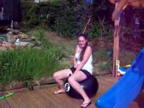 girls on space hoppers
