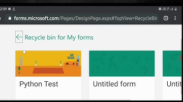 How to restore deleted question paper in Microsoft forms।।
