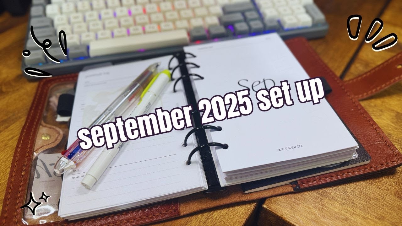 September Planner Setup Flip ✨ Franklin Covey Compact Layout & Fresh Inserts for a Productive Month