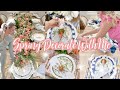 Spring decorate with me  the dining room table is back  diy easter decor  easter tablescapes