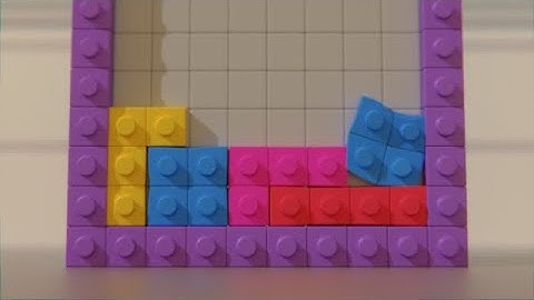 SOFTBODY TETRIS with LEGO 4