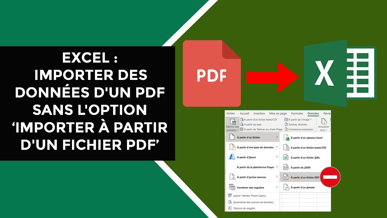 Importer Des Marqes Pages En Gardant Les Anciens Excel : Importer des données d'un PDF sans l'option 'Importer à partir