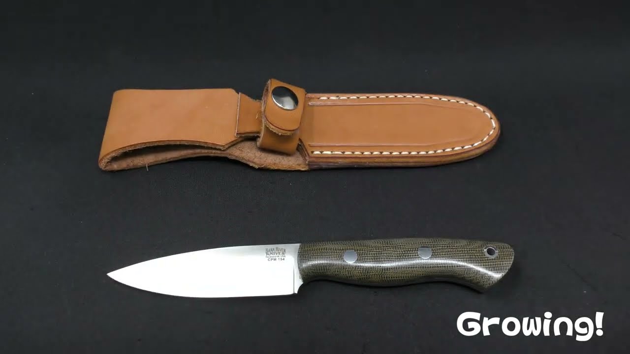 古典 バークリバー ナイフ オーロラ 鋼 ブラック キャンバスマイカルタ Bark River Aurora Fucoa Cl