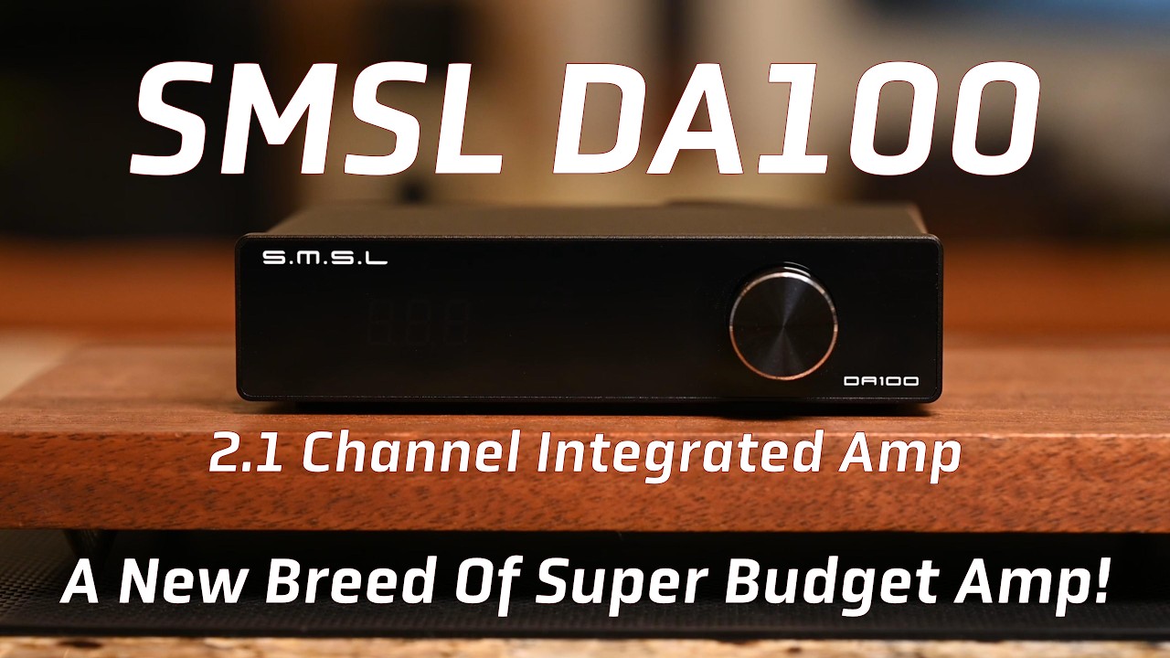 SMSL DA100 Amp Review - With TAS5827 Digital Class D Amp Chip