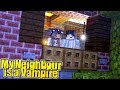 My Neighbour is a Vampire #2 | SLEEPOVER WITH THE NEW BOY!! w/Little Carly (MInecraft).