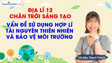 Vấn đề sử dụng hợp lí tài nguyên thiên nhiên & bảo vệ môi trường | Địa 12(CTST) | Cô Đào Thanh Thanh