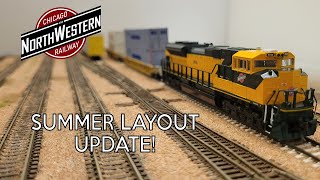 CNW Wisconsin Division N Scale Layout - Ep 6 - Summer Update