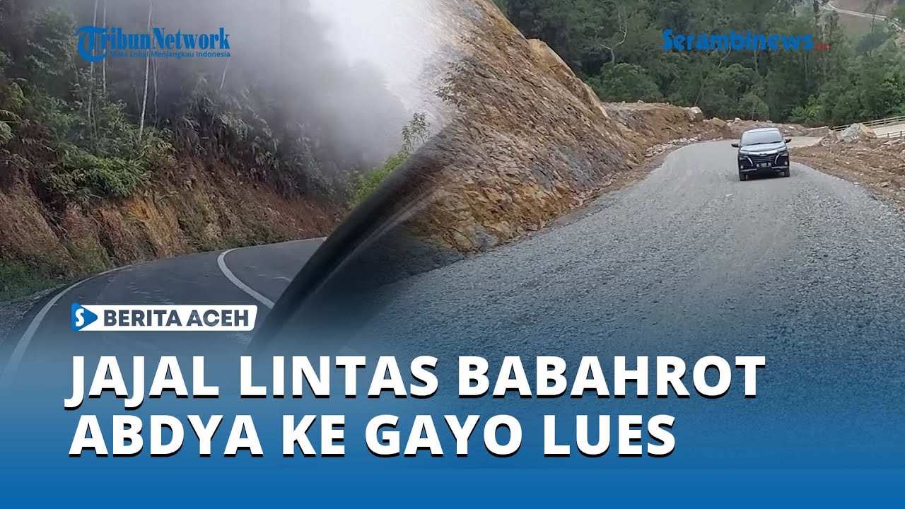 Sensasi Jajal Lintas Babahrot Abdya Tembus Gayo Lues, Jalan Berkabut dan Ada Air Terjun