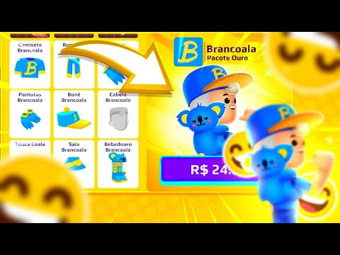 VIREI O BRANCOALA NO PK XD - COMPRAMOS O PACOTE DA COLEÇÃO @brancoala -  @BrancoalaGames 