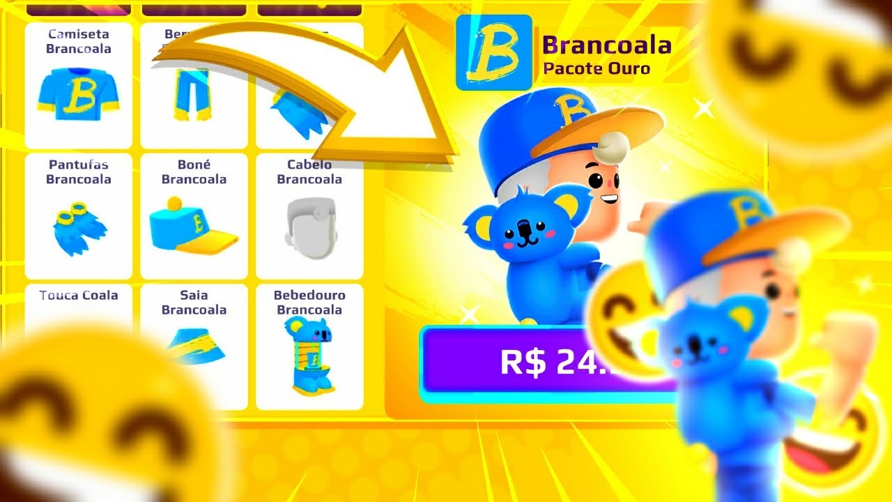 🐨 SAIU! NOVO PACOTE do BRANCOALA no PK XD!