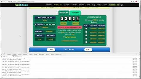 freebitco.in auto BET script no loss WIN 100% trick 2017
