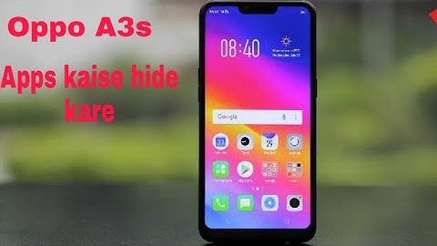 How to hide Apps on Oppo a3s || Oppo a3s mobile se apps kaise hide karr