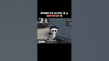 Spower 1v4 Clutch AGAIN 😱🔥 | Insane Reflexes! | BGMI Shorts #shorts #bgmi
