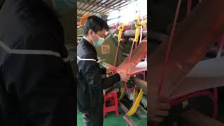 Three phase 400kVA oil type transformer low voltage foil wiring