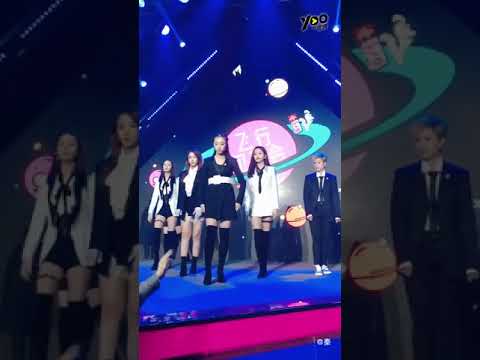 火箭少女101《月亮警察》上海见面会幕后彩排