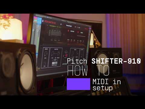 How to | Pitch SHIFTER-910 |  Setup MIDI In