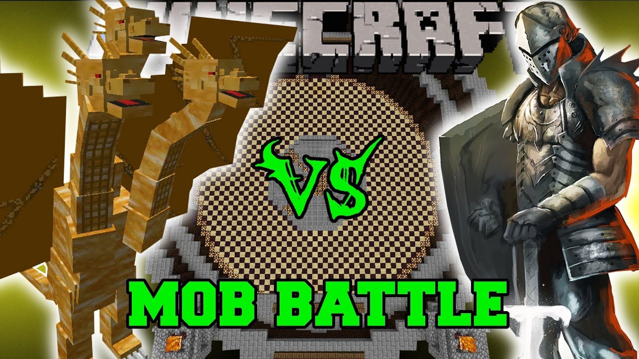 KING GHIDORAH VS ROYAL GUARD - Minecraft Mod Battles - Mob ...