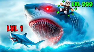 Becoming The Biggest Shark In Roblox