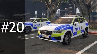 SVENSK POLIS I GTA 20 NY POLISBIL