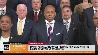 Mayor Adams announces "historic" agreement with PBA